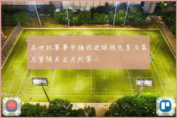本世纪赛事中梅西进球领先皇马莱万紧随其后并列第二